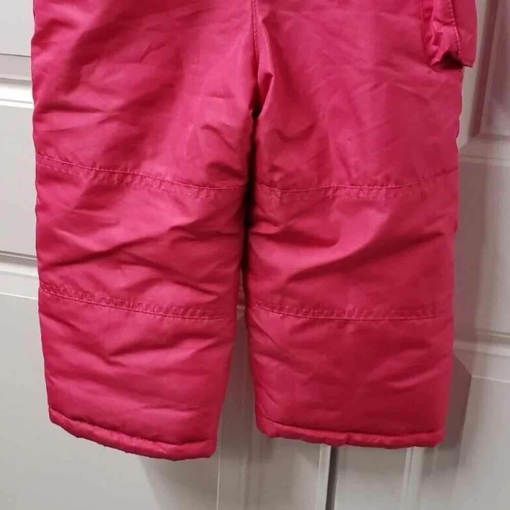 London Fog Girls Snow Overalls Bibs  Size: 3T  Pink